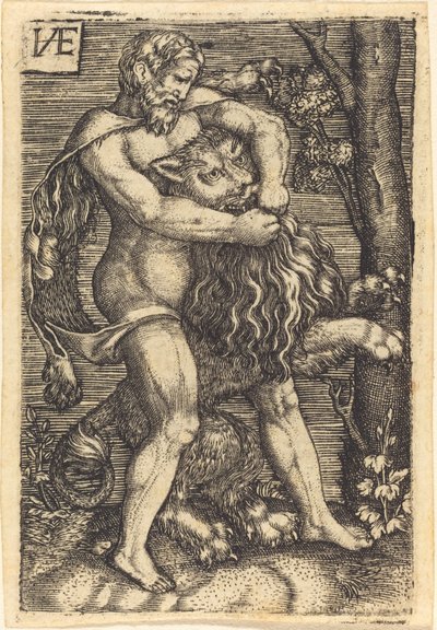 Hercules dræber løven af Master HVE