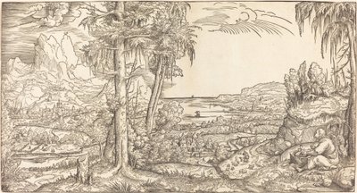 Sankt Johannes på Patmos af Master H.W.G.