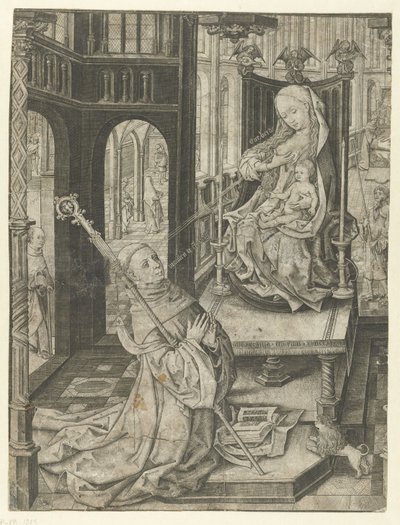 St. Bernards amning af Master I.A.M. of Zwolle