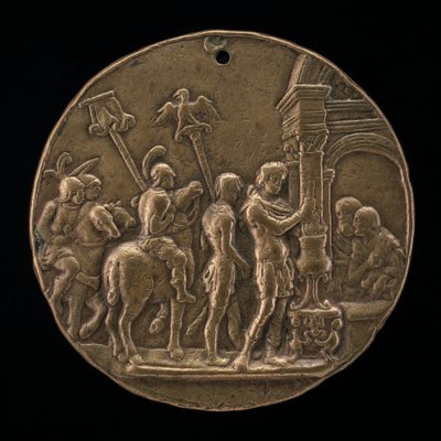 Mucius Scaevola, anden halvdel af 1400-tallet. af Master IO.FF.