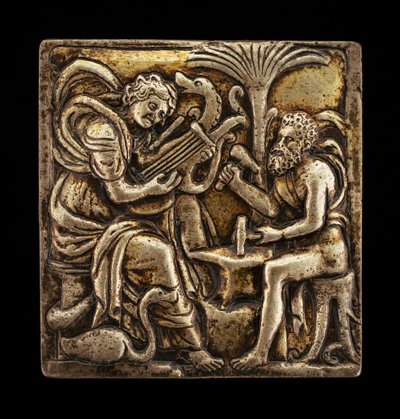 Apollo og Vulcan, 1500-tallet. af Master I.S.A.