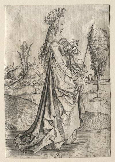 Sankt Ursula af Master MZ