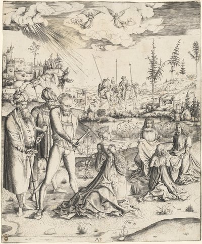 Sankt Katarinas martyrium af Master MZ