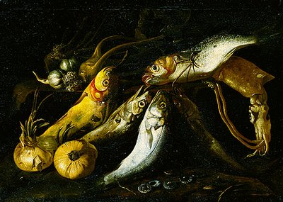 Stilleben (olie på lærred) af Master S. B.