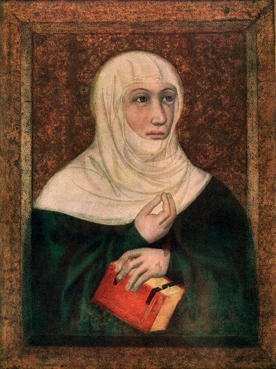 Sankt Clara, 1365-1367 1955 af Master Theodoric