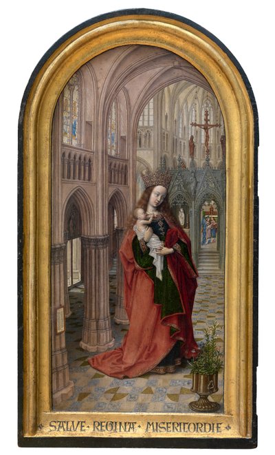 Madonna i kirken, ca. 1499 (olie på panel) af Master of 1499