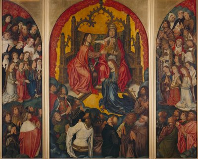 Triptykon: Jomfruens kroning af Master of 1499