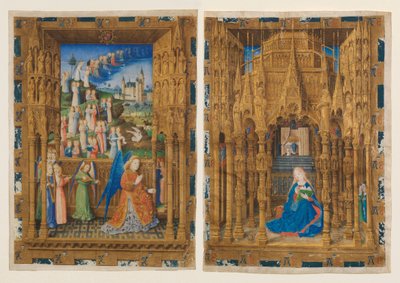 Bebudelsen fra Karl af Frankrigs tidebønner af Master of Charles of France