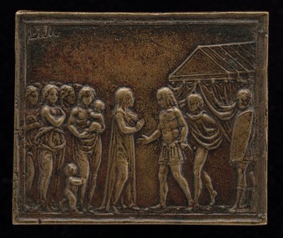 Coriolanus og kvinderne i Rom. af Master of Coriolanus