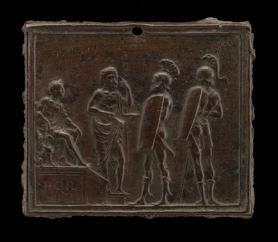 Forvisningen af Coriolanus. af Master of Coriolanus