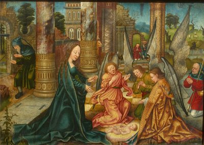 Kristi fødsel, ca. 1510. af Master of Frankfurt
