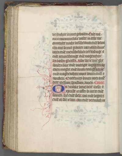 Timebog Brug af Utrecht: fol. 157v, tekst, ca. 1460-1465. af Master of Gijsbrecht van Brederode
