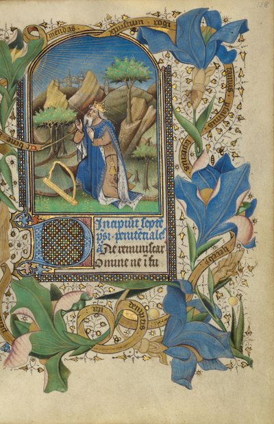 David i bøn af Master of Guillebert de Mets