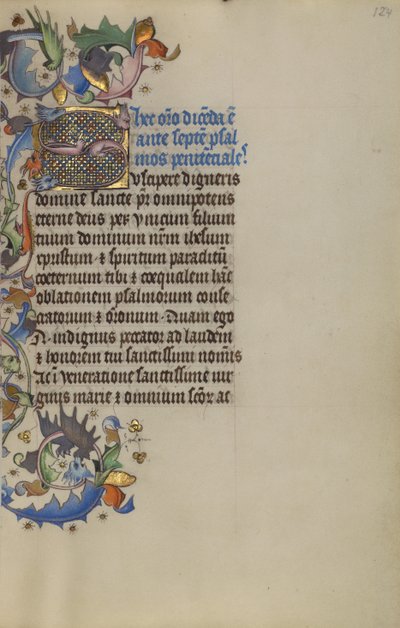 Beboet Indledende S af Master of Guillebert de Mets