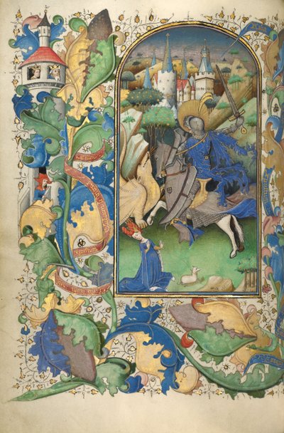 Sankt Georg og dragen af Master of Guillebert de Mets