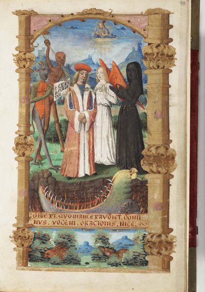 Allegory of Death Timebog, ca. 1510 af Master of Jacques de Besançon