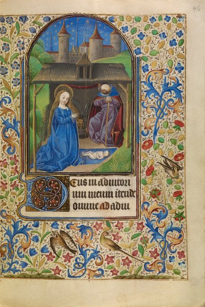 Fødselskirken af Master of Jacques of Luxembourg