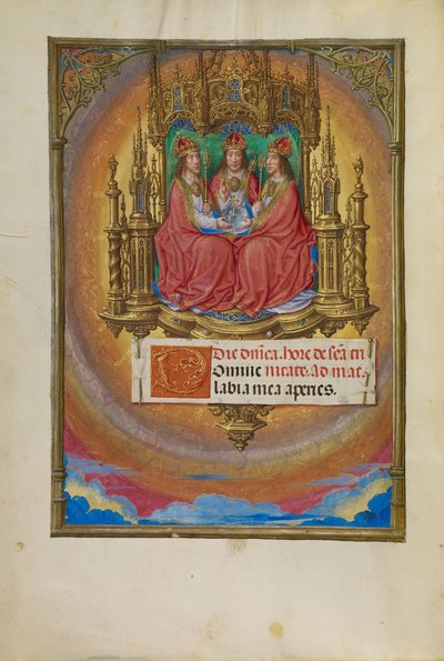 Den hellige treenighed indført af Master of James IV of Scotland