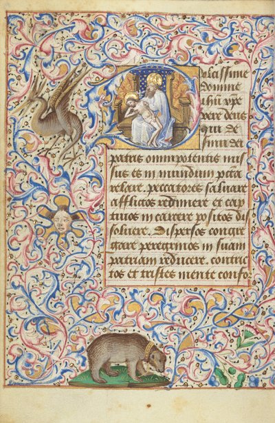 Nådens trone Treenigheden af Master of Jean Rolin II (Hand B)