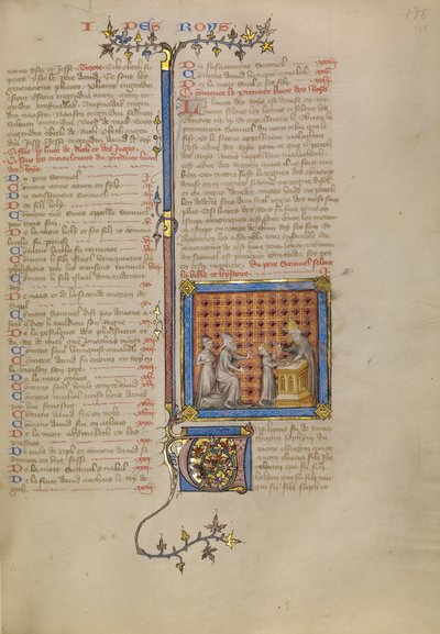 Samuel foran præsten Eli af Master of Jean de Mandeville