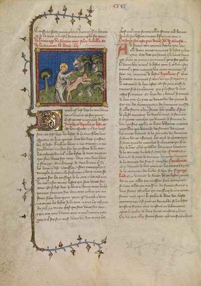 Skabelsen af Adam af Master of Jean de Mandeville