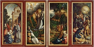 Wildenstein-altertavlen lukket af Master of Messkirch
