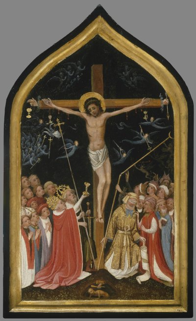 Kristus på det levende kors, 1420-30 af Master of Saint Veronica