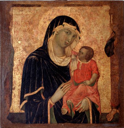 Jomfru med barn (maleri, ca. 1350) af Master of Santa Maria di Castello