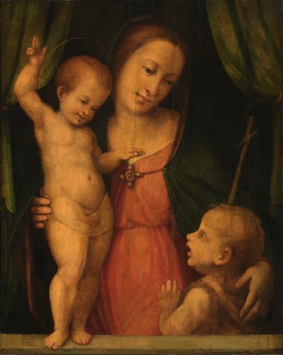 Madonna, ca. 1500-1550. af Master of Serumido