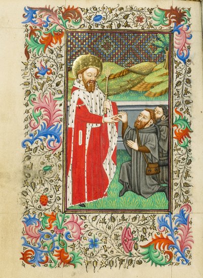 Sankt Edward Bekenderen af Master of Sir John Fastolf