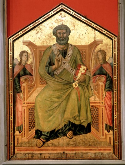 Sankt Peter af Master of St. Cecilia