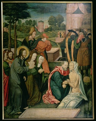 The Raising of St. Lazarus (se 160860 for par) af Master of St. Severin