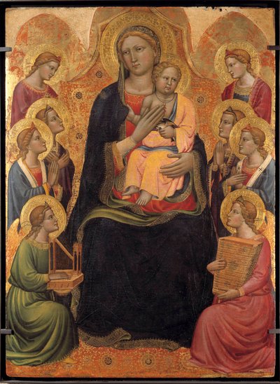 Jomfru- og børnealtertavlen af Mesteren af Saint Verdiana (1300-tallet) af Master of St. Verdiana