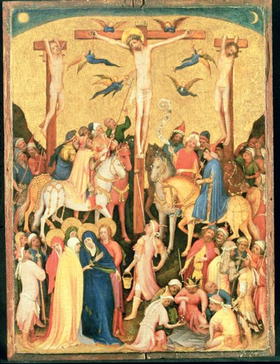 Golgata (olie på panel) af Master of St. Veronica