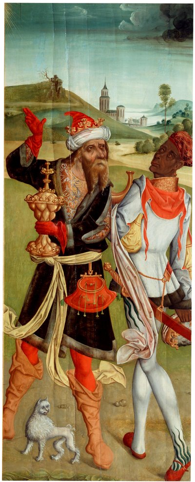 Magiernes tilbedelse. Two Magi