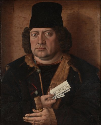 Portræt af Alexander Mornauer, ca 1464-1488 af Master of The Mornauer Portrait