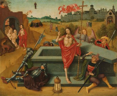 Kristi opstandelse, ca. 1485-1500 (olie på panel) af Master of the Amsterdam Death of the Virgin