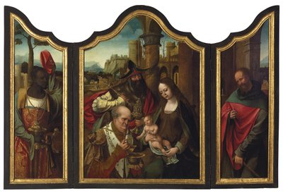 Tilbedelse af Magi af Master of the Antwerp Adoration