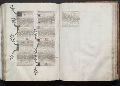 The Gotha Missal: Fol. 102r, Tekst, ca. 1375. af Master of the Boqueteaux