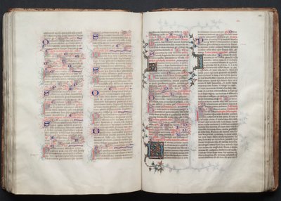The Gotha Missal: Fol. 113r, Tekst, ca. 1375. af Master of the Boqueteaux