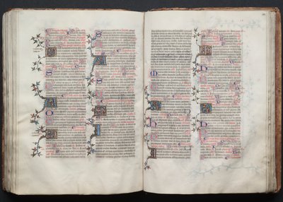The Gotha Missal: Fol. 122r, Tekst, ca. 1375. af Master of the Boqueteaux