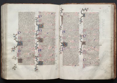 The Gotha Missal: Fol. 124r, Tekst, ca. 1375. af Master of the Boqueteaux
