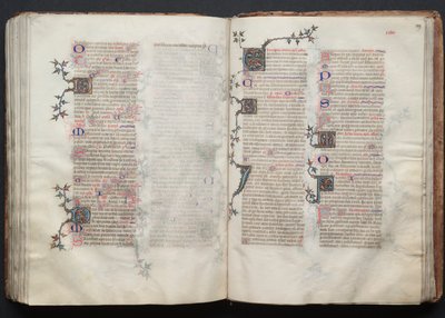 The Gotha Missal: Fol. 129r, Tekst, ca. 1375. af Master of the Boqueteaux