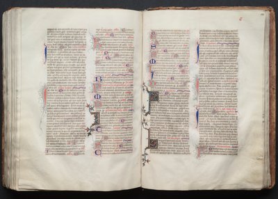 The Gotha Missal: Fol. 132r, Tekst, ca. 1375. af Master of the Boqueteaux