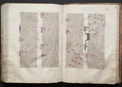 The Gotha Missal: Fol. 133r, Tekst, ca. 1375. af Master of the Boqueteaux