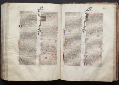 The Gotha Missal: Fol. 135r, Tekst, ca. 1375. af Master of the Boqueteaux