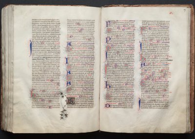 The Gotha Missal: Fol. 137r, Tekst, ca. 1375. af Master of the Boqueteaux