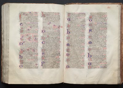 The Gotha Missal: Fol. 138r, Tekst, ca. 1375. af Master of the Boqueteaux