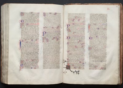 The Gotha Missal: Fol. 143r, Tekst, ca. 1375. af Master of the Boqueteaux