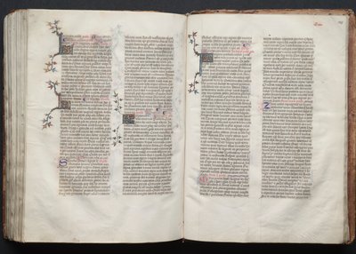The Gotha Missal: Fol. 145r, Tekst, ca. 1375. af Master of the Boqueteaux